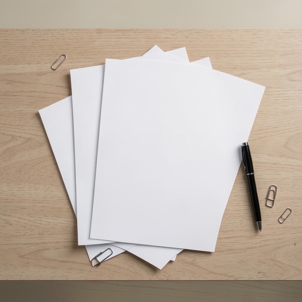 Geordneter Lebenslauf und Stift auf einem Schreibtisch